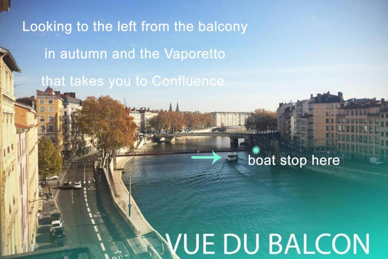 Appartement Haussmannien D'Artiste, Exception, Quai De Saone Balcon+Parking 리옹 외부 사진