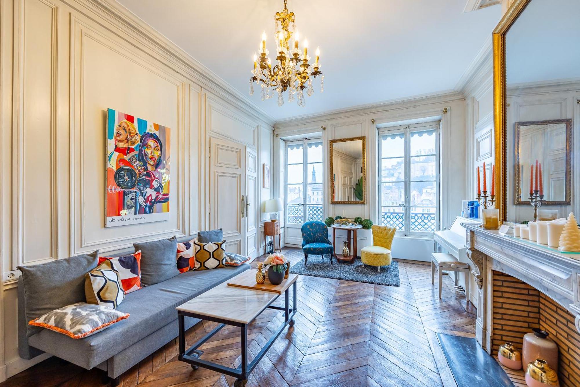 Appartement Haussmannien D'Artiste, Exception, Quai De Saone Balcon+Parking 리옹 외부 사진